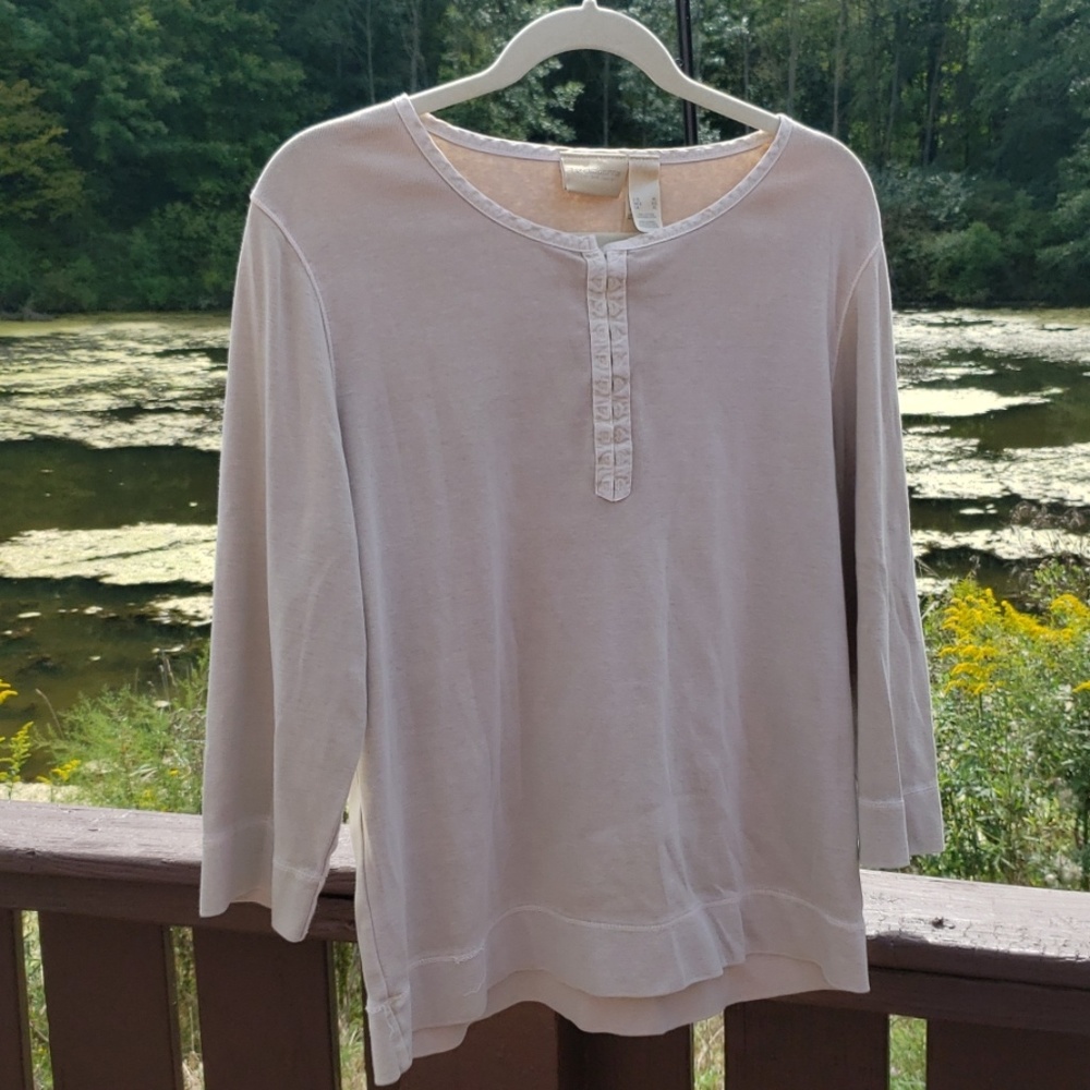 Liz Claiborne Tan XL Top